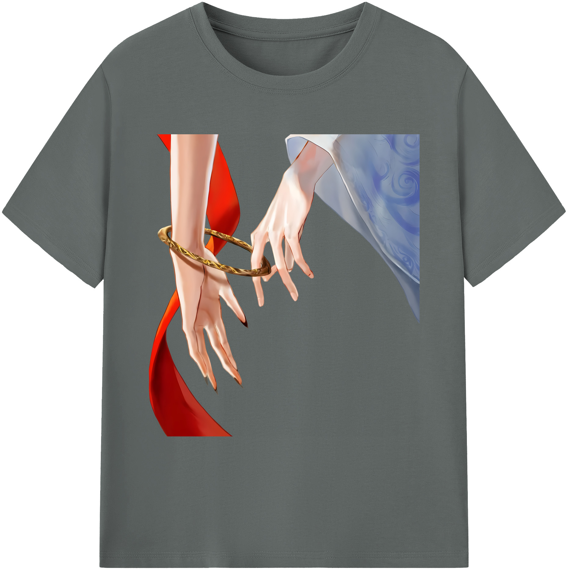 （画像用） Ne Zha 2 ナタ 魔童の大暴れ 綿100％ メンズ半袖Tシャツ｜肌触りやわらか＆通気性